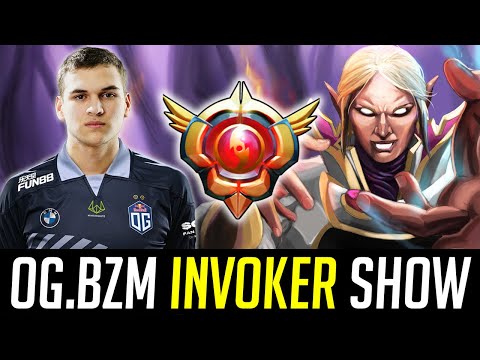 OG.bzm INVOKER show in 9000 avg mmr - GRAND MASTER DOTA 2