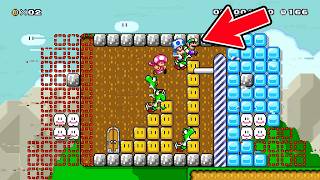 ゴール寸前で捕まえる！！【マリオメーカー2 みんなでバトル】