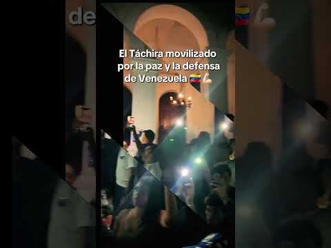 estado Táchira Municipio san cristóbal en las calles por la paz y la defensa de #venezuela #tachira