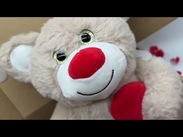 Vídeo relacionado con Peluchilandia Regalos Originales para Mujer y Amigas - Osito de Peluche con Mensaje Emotivo en Caja Regalo - Detalle para Cumpleaños, Enamorados o Día de la Madre (MARRÓN)