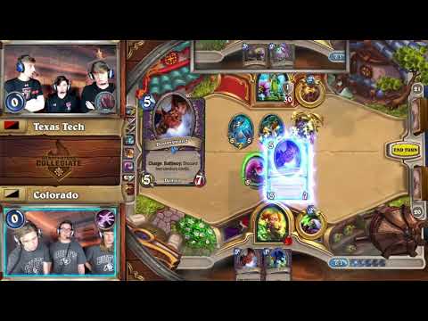 Hearthstone   Texas Tech vs Colorado   Hearthstone Collegiate Champs Fall 2017 Grand Finals