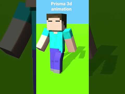 Minecraft Prisma3d Animation #animation #prisma3d #3d #minecraft #steve