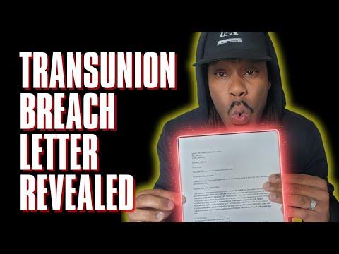 TransUnion Data Breach Letter: Use THIS to Erase Negative Items FAST