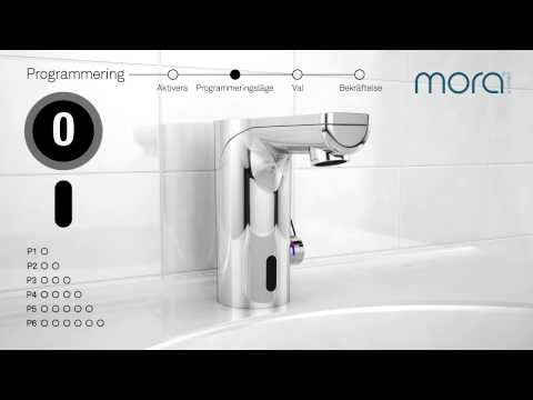 Tvättställsblandare Mora MMIX Tronic Beröringsfri