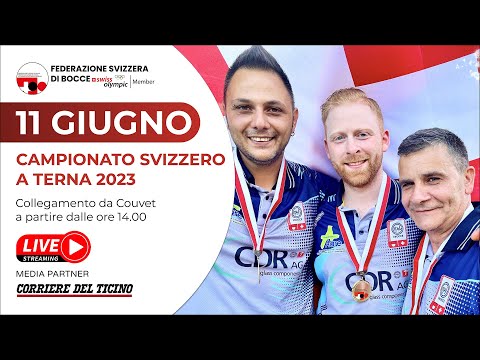 Campionato Svizzero a Terna 2023 - Bocce - Couvet