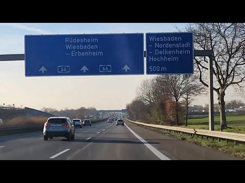 Driving in Germany _ A amazing drive  on Highway/autobahn A66  PLEASE LIKE&SUBSCRIBE 