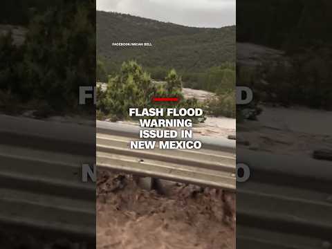 Flash flood warning issued in New Mexico