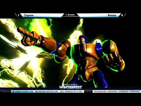 "BBR" UMvC3 At CEO WinterFest 2016 - Tayson vs Ronan  (1080p HD)