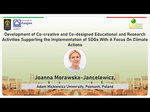 Ms. Joanna Morawska-Jancelewicz, Representative of Rector, Adam Mickiewicz University, Poznanń, Poland