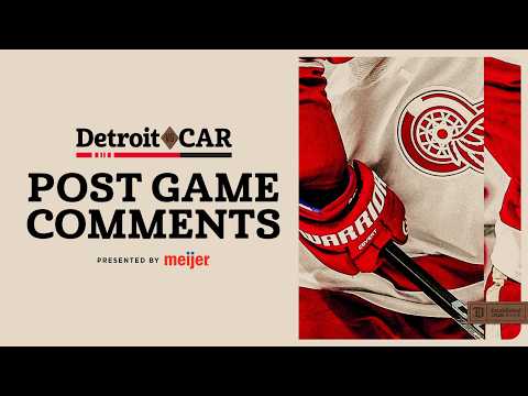 Dylan Larkin, Moritz Seider, Todd McLellan Post Game Comments @ CAR | Feb 28, 2026