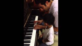 Javy and Tito Zo on the piano 2