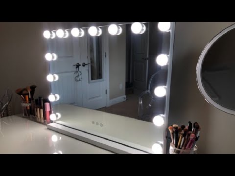 Kottova Lighted Makeup Mirror with Lights, Vanity with Lights Review, My daughter likes this lighted