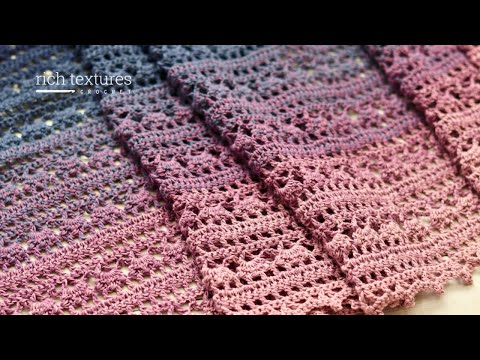 Blue Belle Shawl Crochet Pattern