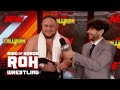 ONE YEAR OF DOMINANCE Samoa Joe Is Presented With A New ROH World TV Title ROH Honor Club 6 22 23