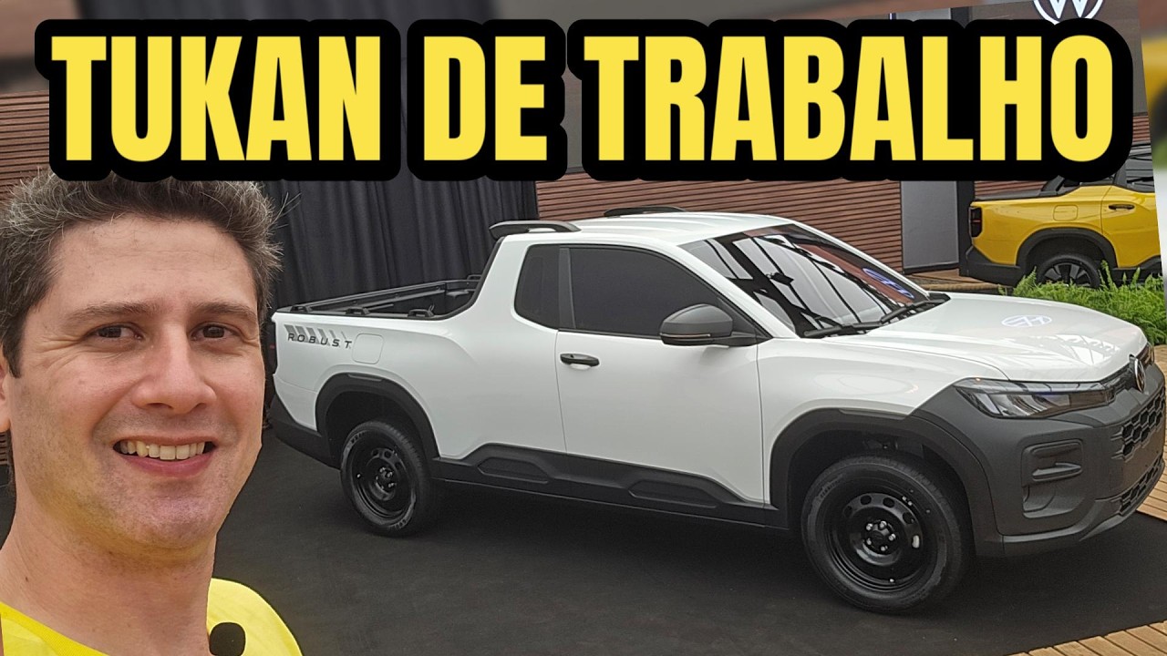 TUKAN ROBUST, a versão de trabalho da nova picape da Volkswagen // Caçador de Carros