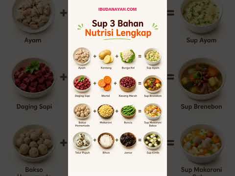 Sup 3 Bahan Nutrisi Lengkap untuk Si Kecil, Simpel dan Cepat!