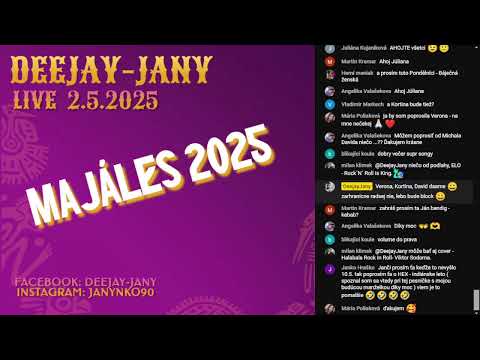 Deejay-jany MAJÁLES 2025 ( 2. máj ) - záznam