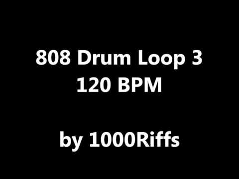 808 Drum Loop 3 : 120 BPM - Beats Per Minute