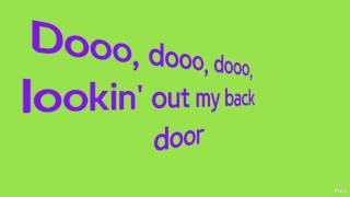 Lookin&#39; Out My Back Door | Creedence Clearwater Revival | Lyrics ☾☀
