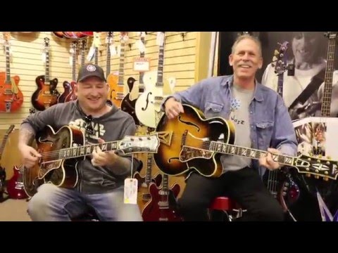 Bruce Forman and Josh Smith playing 2 Gibson Super 400s