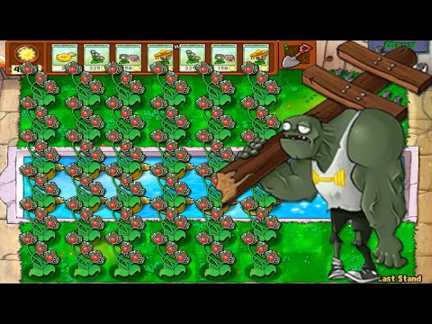 100% Threepeater Plant VS All ZomBotany 2 - Plants vs Zombies Mod ZomPlants vs Zombotany