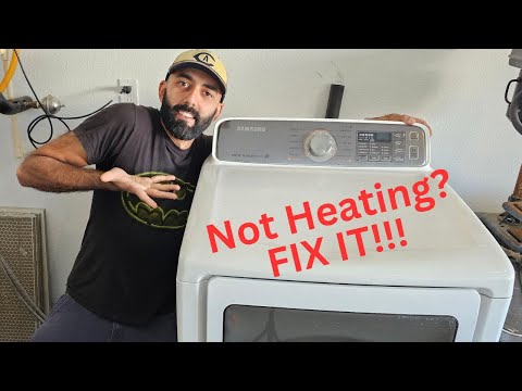 Troubleshooting And Fixing A Samsung Dryer That Is Not Heating!