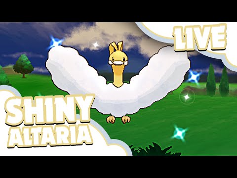 Live Shiny Altaria At A Chain Of 42 + Shiny Patch Via PokeRadar - Pokemon X
