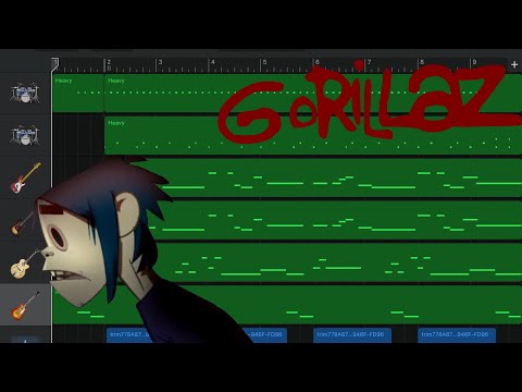 Gorillaz - Feel Good Inc. on iPad (GarageBand)
