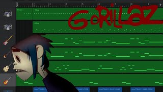 Download lagu Gorillaz - Feel Good Inc. on iPad (GarageBand) mp3