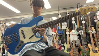 Video thumbnail for Nash GUitars / JB5 LPB【Test Play】 by Bass Sound Maniac