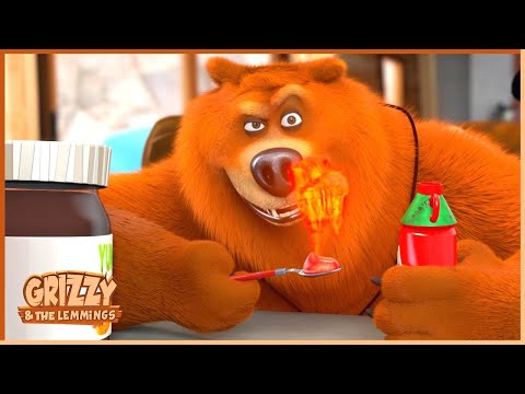 Nutty Family | Grizzy & the lemmings (Clip) | 🐻🐹 Cartoon for Kids