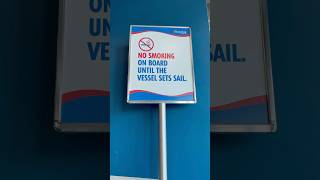No smoking until the ship sets sail! Here’s some info and a tip! #carnival #cruise #cruising #tips