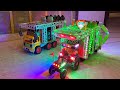 Truck Vs Mini Tractor Dj Competition Dj Truck Loading Small Cardboard Dj Truck Setup Tech Toyz Dj