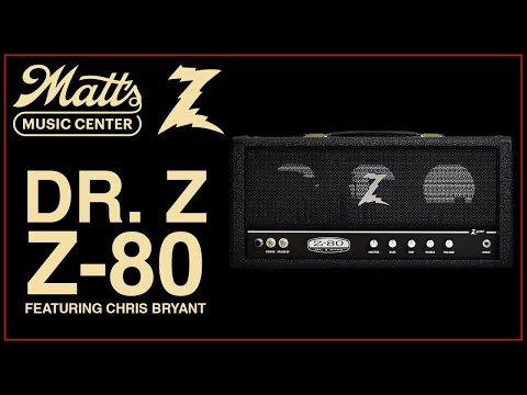 Matt's Music Center - Dr. Z Z-80 Amplifier Head Demo - Chris Bryant