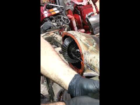 How to remove a gm rear differential pin bolt