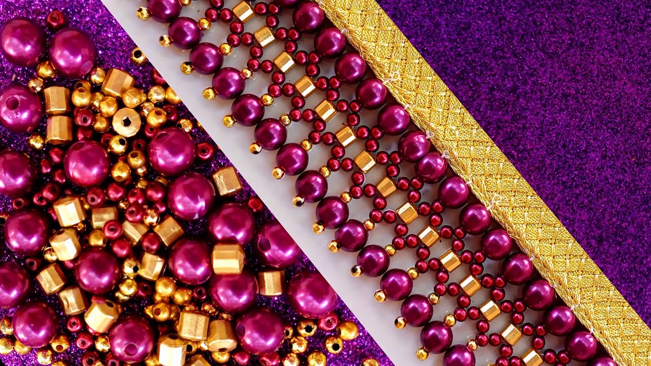 Very beautiful and stylish training and design for decorating clothes#DIY💜⚘️💜