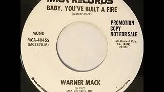 Warner Mack &quot;Baby, You&#39;ve Built A Fire&quot;