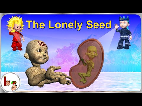 The lonely seed - story on birth of plant