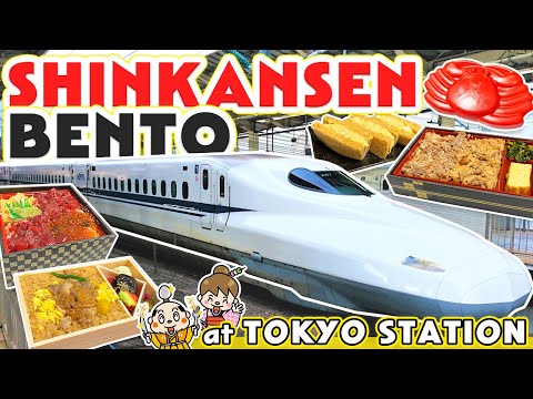 , title : 'Japan Shinkansen (bullet train) Bento Box (ekiben) at Tokyo station'