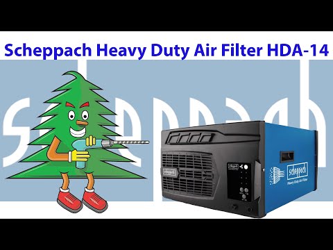 Scheppach Heavy Duty Air Filter HDA-14 #Airfilter #Scheppach