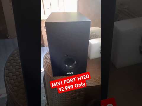 Thumbnail for UNBOXING the MIVI FORT H120 SOUNDBAR on FLIPKART for ₹2999 🎊🥳 #mivi #soundbar #flipkart #bbdsale