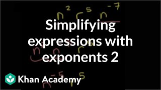 Simplifying Expressions with Exponents