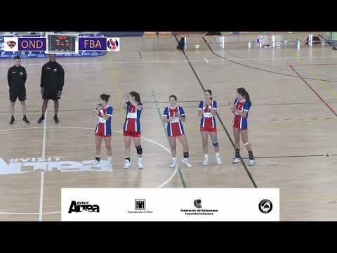 Final Juvenil autonomica fem  2024 Handbol Onda 🆚 Fundacion Agustinos Alicante