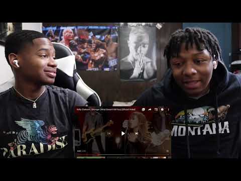 FIRST TIME HEARING Kelly Clarkson - Stronger (What Doesn't Kill You) [Official Video] REACTION