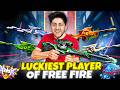 Luckiest Player Of Free Fire For A Reason Got All New Awm Skin Free Garena Free Fire