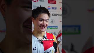 Download lagu Changing to faster rackets seems to work well for Liang Wei Keng & Wang Chang 🔥🔥 #badmintonplayer mp3
