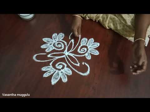 Latest design muggulu|design muggulu|rangoli designs|vasantha muggulu|latest design rangoli|kolam