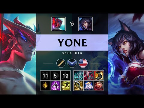 Yone Mid vs Ahri - NA Diamond Patch 25.19