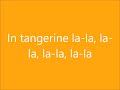 Caviar - Tangerine Speedo Lyrics