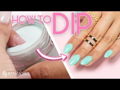 💅🏼How to do Dip Powder for Beginners ✨  Nail Tutorial ⚬ Dip Powder 101 📚✅